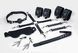 Набор Feral Feelings BDSM Kit 7 Black, наручники, поножи, коннектор, маска, паддл, кляп, зажимы