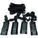 Набор для фиксации на кровати Sex and Mischief - Bed Bondage Restraint Kit, Чорний