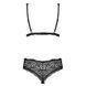 Комплект Obsessive Sweetia 2-pcs set black S/M