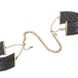 Наручники Bijoux Indiscrets Desir Metallique Handcuffs - Black, металеві, стильні браслети, Черный