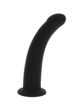 Фаллоимитатор страпон Taboom Strap-On Dong Medium черного цвета, 14 см х 3.3 см