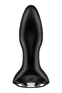 Анальна смарт вібропробка із перлинним масажем Satisfyer Rotator Plug 2+ Black