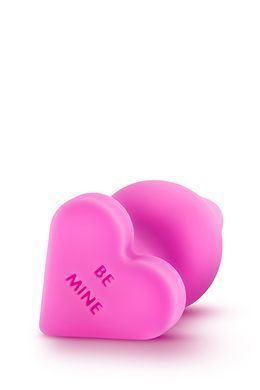 Анальний плаг PLAY WITH ME CANDY HEART BE MINE PINK