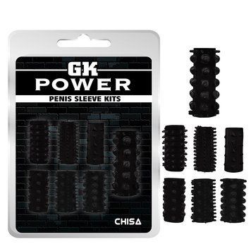 Набор насадок Chisa GK Power Penis Sleeve Kits Black