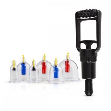 Набор&nbsp;вакуумных&nbsp;помп&nbsp;для сосков Easytoys&nbsp;Cupping&nbsp;Set, Прозрачный