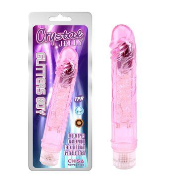 Вибратор прозрачный Chisa&nbsp;Crystal&nbsp;Jellie