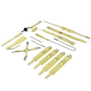 БДСМ-набор для начинающих Liebe Seele Macaron 9pcs Bondage Kit-Melon, 9 предметов, миниванд