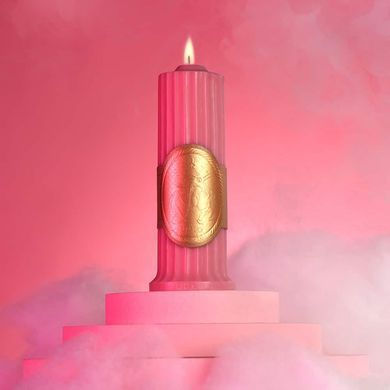Свічка низькотемпературна рожева Low temperature wax candle 150 г