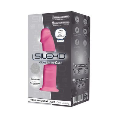 Silexd Robby Pink Glow в темному, двошаровому, силіконі+silexpan, діаметр 3,5 см