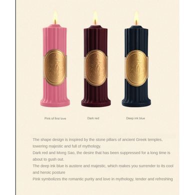 Свічка низькотемпературна рожева Low temperature wax candle 150 г