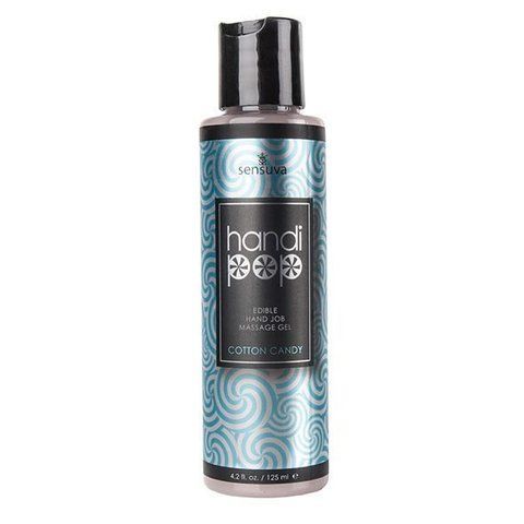 Вкусный гель для изысканных мануальных и оральных ласк Sensuva &mdash; Handipop Cotton Candy (125 мл)