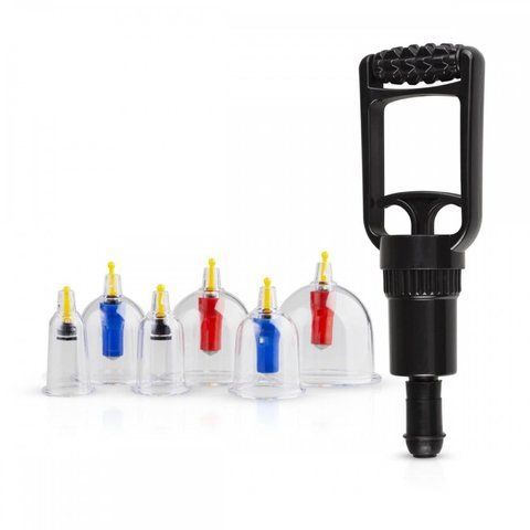 Набор&nbsp;вакуумных&nbsp;помп&nbsp;для сосков Easytoys&nbsp;Cupping&nbsp;Set, Прозрачный
