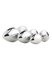 Набір анальних пробок Dream Toys GLEAMING LOVE SILVER PLUG SET