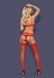 Комплект Obsessive Heartina 3 pcs set L / XL Червоний