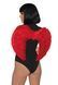 Leg Avenue Marabou feather devil wings Red