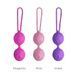 Вагинальные шарики Adrien Lastic Geisha Lastic Balls Mini Magenta (S), диаметр 3,4см, вес 85гр, Пурпурно-красный