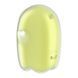Вакуумный клиторальный стимулятор с вибрацией Satisfyer Glowing Ghost Yellow, светящийся в темноте