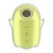 Вакуумный клиторальный стимулятор с вибрацией Satisfyer Glowing Ghost Yellow, светящийся в темноте