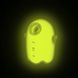 Вакуумный клиторальный стимулятор с вибрацией Satisfyer Glowing Ghost Yellow, светящийся в темноте