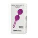 Вагинальные шарики Adrien Lastic Geisha Lastic Balls Mini Magenta (S), диаметр 3,4см, вес 85гр, Пурпурно-красный