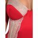 Корсет з пажами LORAINE CORSET red L/XL - Passion Exclusive, трусики, Червоний
