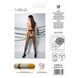 Колготки з відкритим доступом, контрастна подвійна резинка TIOPEN 015 black 1/2 (20 den) &mdash; Passion, Черный
