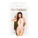 Боди с глубоким декольте и высокими трусиками Penthouse - Toxic Powder White M/L, Белый