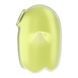 Вакуумный клиторальный стимулятор с вибрацией Satisfyer Glowing Ghost Yellow, светящийся в темноте