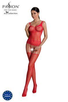 Bodystocking Passion Eco BS001 Червоний