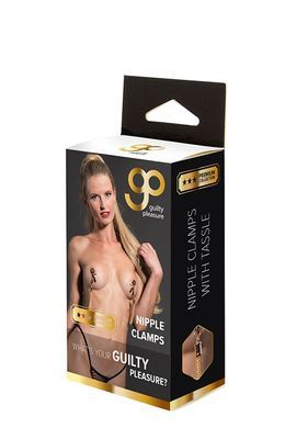 Зажимы для сосков с кисточкой GP PREMIUM NIPPLE CLAMPS