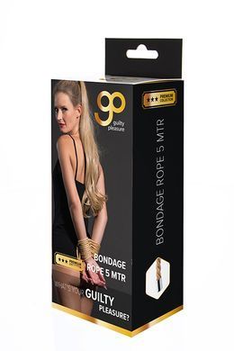 Веревка для бондажа GP PREMIUM BONDAGE ROPE COTTON 5M