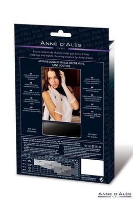 Мітенки сітка Anne De Ales White, Білий