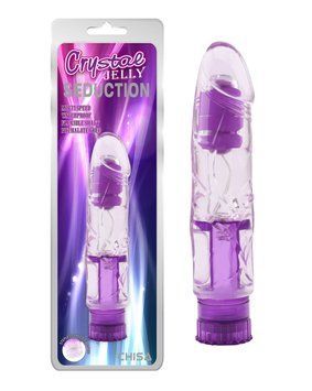 Вибратор прозрачный Chisa&nbsp;Crystal&nbsp;Jellie&nbsp;Purple