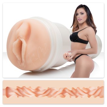 Мастурбатор Fleshlight Girls: Adriana Chechik - Empress, зі зліпка вагіни, дуже ніжний, Телесный