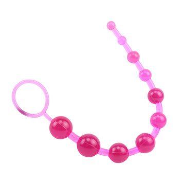 CH31109 анальний ланцюжок Basic Training Sassy 10 рожева Chisa