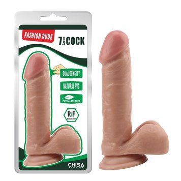 Фалоимитатор&nbsp;беж&nbsp;Chisa Dude&nbsp;7.9&nbsp;Cock