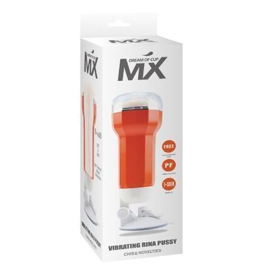 Мастурбатор вагіна Chisa MX Dream Cup Vibrating Rina Pussy у колбі на присосці