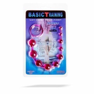 CH31109 Анальная&nbsp;цепочка&nbsp;Basic&nbsp;Training&nbsp;Sassy&nbsp;10&nbsp;розовая Chisa