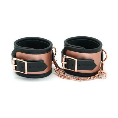 Поножья Liebe Seele Rose Gold Memory Ankle Cuffs, натуральная кожа, розовое золото