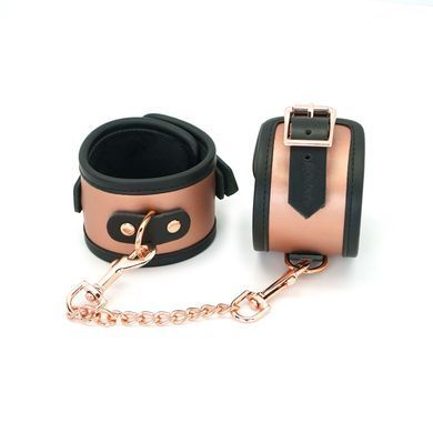 Поножья Liebe Seele Rose Gold Memory Ankle Cuffs, натуральная кожа, розовое золото