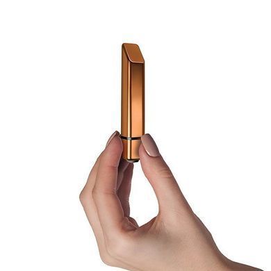 Мощный минивибратор Rocks Off Bamboo Sun Burst, 10 режимов работы, водонепроницаемый, Золотистый