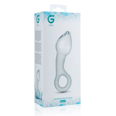 Скляний стимулятор простати Gildo Glass Prostate Plug No. 13