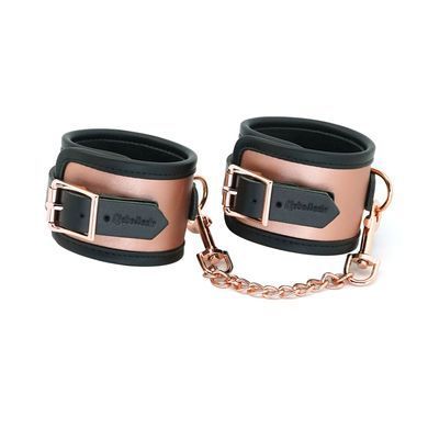 Поножья Liebe Seele Rose Gold Memory Ankle Cuffs, натуральная кожа, розовое золото