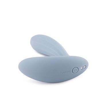 Смарт-вибратор в трусики Svakom Erica Dusty Blue, очень гибкий, 2 мотора.