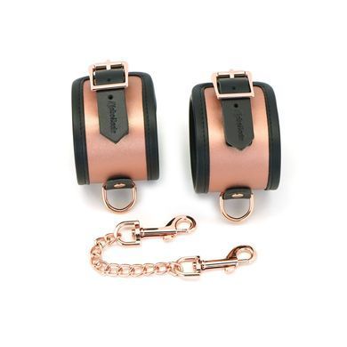 Поножья Liebe Seele Rose Gold Memory Ankle Cuffs, натуральная кожа, розовое золото