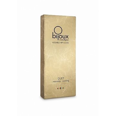 Набір гелів для стимуляції сосків Bijoux Cooling & Warming Nip Gloss, що охолоджує та зігріває