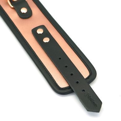 Поножья Liebe Seele Rose Gold Memory Ankle Cuffs, натуральная кожа, розовое золото