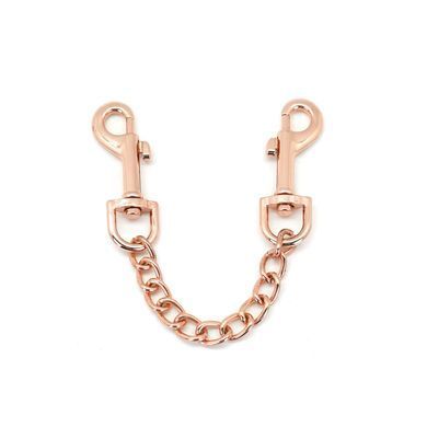 Поножья Liebe Seele Rose Gold Memory Ankle Cuffs, натуральная кожа, розовое золото
