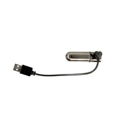 Вибропуля PowerBullet First-Class Bullet 2.5&Prime; with Key Chain Pouch, Gun Metal, 9 режимов вибрации, Серебристый/черный