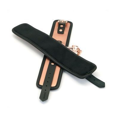 Поножья Liebe Seele Rose Gold Memory Ankle Cuffs, натуральная кожа, розовое золото